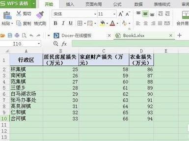 如何在WPS表單中制作餅圖